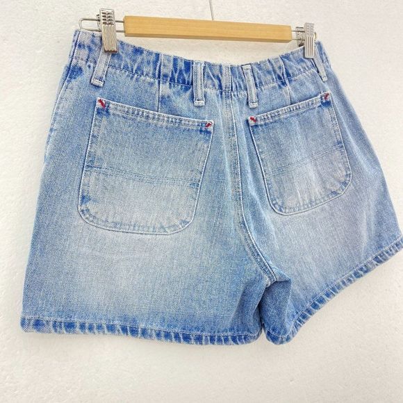 Polo Ralph Lauren Light Wash Mini Denim Shorts - Picture 5 of 7